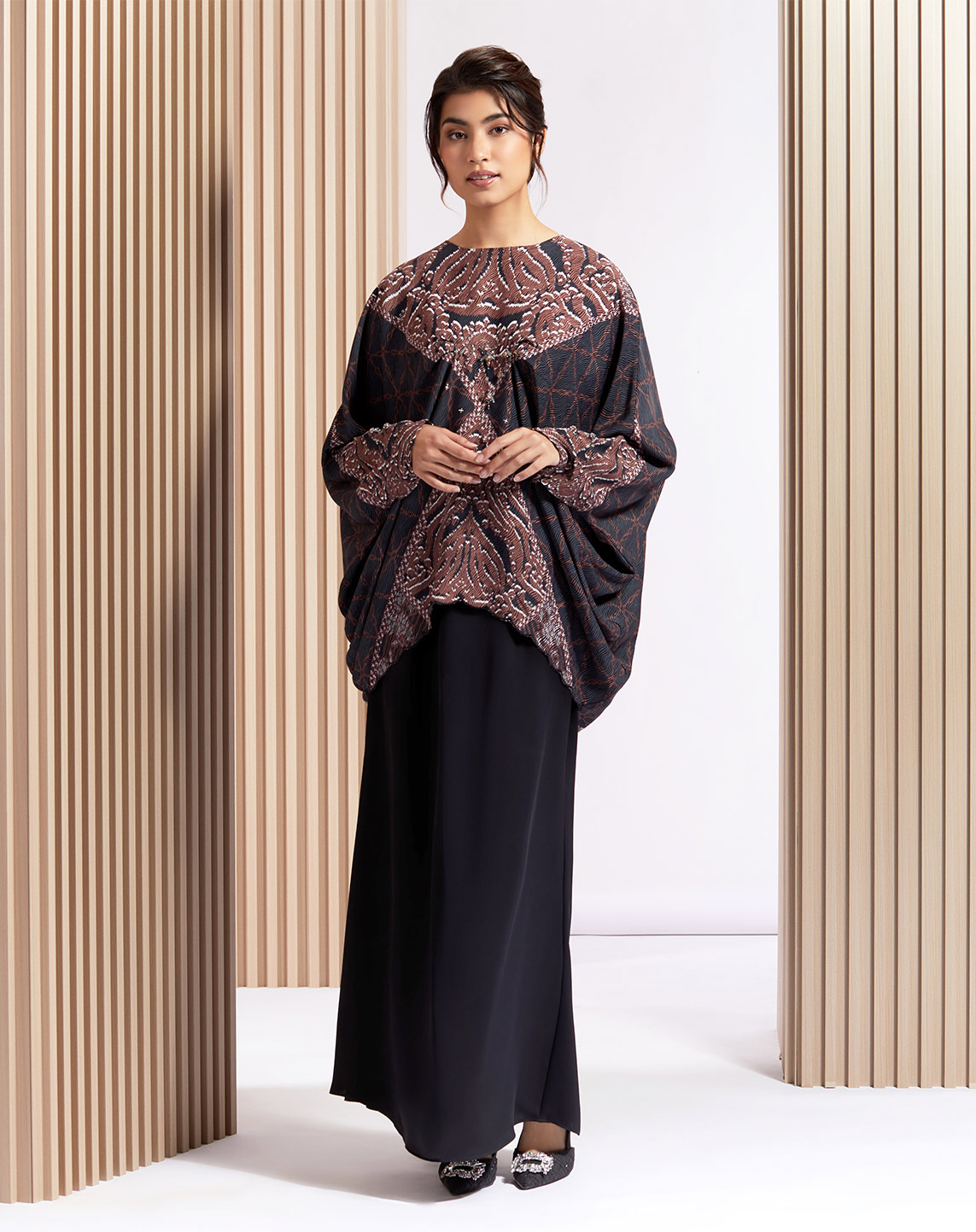 LINNA BAJU KURUNG IN BLACK